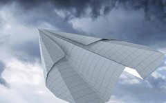 paper airplane